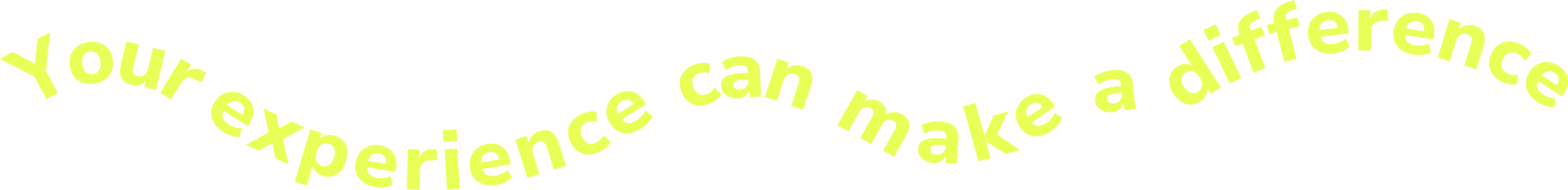 Your experience can make a difference